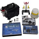  Airbrush kompresor komplet s 3 pištolami, (20665682) | Shoptok.si