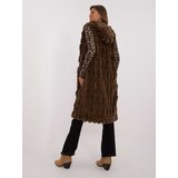 Wool Fashion Italia Vest-AT-KZ-2368-1.08-dark brown | Shoptok.si