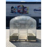  Modularni čelični plastenik Flora,10 mx2.64m, samo okvir, razmak između lukova 0.67m, s povišenim gredicama | shoptok.hr