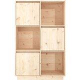  Visoka komoda 74 x 35 x 117 cm od masivne borovine | shoptok.hr