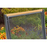 Gardenson ZLOŽLJIV VRTNI SEDEŽ aluminij barve grafita, naravne barve | Shoptok.si