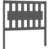 Maison Chic posteljno vzglavje - vzglavna omarica - nočna omarica sivo 95,5x4x100 cm trdna borovina, (21705075) Cene