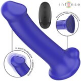 Intense Victoria Vibrator with Suction Cup & Remote Control Blue Cene