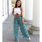 UR/CEO Green floral wide pants Grazia | Shoptok.si