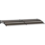 Nadstrešnica za vrata crna 240 x 75 cm PC | shoptok.hr