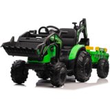 Traktor na akumulator s prikolico SX2068 - zeleni | Shoptok.si