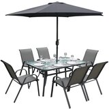  baštenski set 6 stolica i sto bali, crni | ePonuda.com
