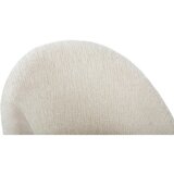 MID.YOU VRTLJIVI STOL kovina, tekstil bela, bež | Shoptok.si