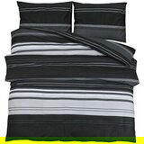 Furnova Posteljnina črna in bela 200x200 cm bombaž, (21912228) | Shoptok.si