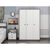 Hanah home ormar life 120x182x48cm antracit-beli