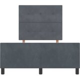  s opruga kutije Tamno siva 120 x 200 cm Baršun | shoptok.hr