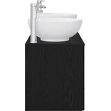  Set namještaja za kupaonicu 3 kom. Crna 49,5 x 44,5 x 65 cm | shoptok.hr