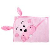 Sensillo Water Friends mekani ručnik za kupanje – pink zeko 100 x 100 cm | shoptok.hr