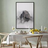  Slika - Half Dome (1 Part) Vertical 40x60 U crnom drvenom okviru | shoptok.hr