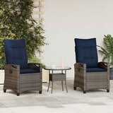  Vrtna stolica 2 pcs siva i modra 56 x 60 x 112 cm | shoptok.hr