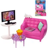 Mattel Barbie, Mini set pohištva za filmsko večer, (21642570) | Shoptok.si