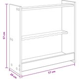  Stalak za bilijarske cueve Konstruirano drvo 60 x 20 x 57 cm | shoptok.hr