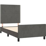  Okvir za krevet bez madraca tamnosivi 80x200 cm baršunasti | shoptok.hr