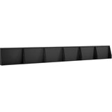  Zid za zadržavanje 6 kom. 60 x 12 x 40 cm Čelik Crna | shoptok.hr
