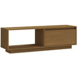 Maison Chic TV omarica - TV stojalo - Televizijska omarica medeno rjava 110x30x33,5 cm trdna borovina, (21700382) Cene
