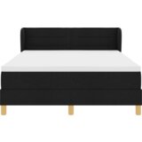 Box Spring Krevet s Madracem - Crna 160x200 cm Tkanina | shoptok.hr