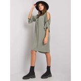 Och Bella Dress-TW-SK-BI-82314.48-khaki | Shoptok.si