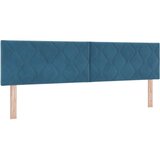  LED glava kreveta Tamno plava 180 cm Baršun | shoptok.hr