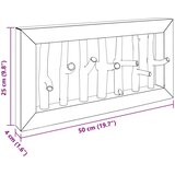  Vješalica Smeđa 50 x 11 x 25 cm Čvrsto mahagonijsko drvo | shoptok.hr