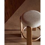 Kave Home Bež/u svijetloj prirodnoj boji barska stolica od čvrste jeseni (visine sjedala 65 cm) Granite – | shoptok.hr