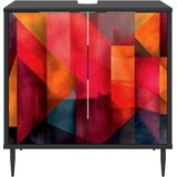 Kupaonski ormar HEESCH Crni hrast 60 x 40 x 61 cm | shoptok.hr