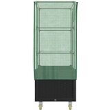 vidaXL Povišena gredica s pokrovom i kotačima 80 x 50 x 182 cm | shoptok.hr