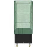 vidaXL Visoka greda s prevleko in kolesi videz ratana 80x50x182 cm | Shoptok.si