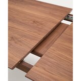 Kave Home Proširiv blagovaonski stol s dodatnom pločom u dekoru oraha 100x200 cm Elan – | shoptok.hr