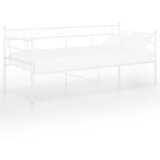 The Living Store Posteljni okvir bel kovinski 90x200 cm - Posteljni Okvir, (21527590) | Shoptok.si