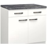 XXXL Kuhinjska Spodnja Omarica Alba, Bela, Š. 80 Cm | Shoptok.si