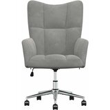  Stolica za opuštanje svjetlosiva baršunasta | shoptok.hr