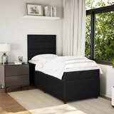  Box spring krevet s madracem crni 90x190 cm baršunasti | shoptok.hr