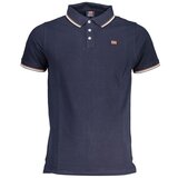 SCUOLA NAUTICA ITALIANA NORWAY 1963 MEN'S BLUE SHORT SLEEVED POLO SHIRT Cijene