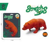  Rastegljiva gumena igračka braon medved - blister c6130-14a ( 71372 ) | Eponuda.com