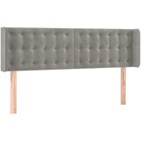  LED uzglavlje svjetlosivo 147x16x78/88 cm baršunasto | shoptok.hr