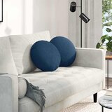  Jastučići za sjedenje 2 pcs Plava Ø40 x 13 cm tkanina | Eponuda.com