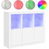  Komode s LED svjetlima 3 kom bijele od konstruiranog drva | Eponuda.com