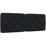  Okvir kreveta s LED-om bez madraca crni 140x200 cm od tkanine | shoptok.hr