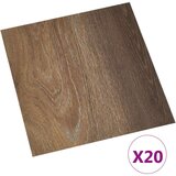  Samoljepljive podne obloge 20 kom PVC 1 86 m² smeđe | shoptok.hr