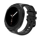 INF Združljiv s Samsung Galaxy Watch8 & Watch8 Classic TPU športni pašček - integrirano ohišje Black, (5000078923) | Shoptok.si