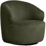 MID.YOU fotelj, temno zelena tekstil | Shoptok.si