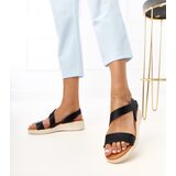 D/CEO Black wedge sandals Verkado | shoptok.hr