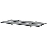 vidaXL Zidne police 2 kom staklene 70 x 20 cm 8 mm Cijene