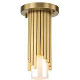 Elstead MARVELE-MP-AB-OPAL - Luster na šipci MARVELE 1xE14/40W/230V zlatna | Eponuda.com
