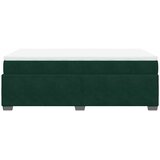  Krevet box spring s madracem tamnozeleni 120x190 cm baršunasti | shoptok.hr